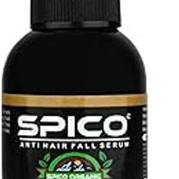 SPICO ORGANIC Nourishing Hair Serum for Scalp and Hair Care | Lightweight and Non-Greasy Formula | Suitable for All Hair Types | Easy to Apply50 ML Pack of 1-55