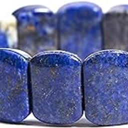 Certified Lapis Lazuli Gemstone Healing Stretch Unisex Bracelet-picture-44