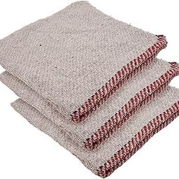 Kuber Industries Floor Cleaning Pocha | Plain Duster Cloth | Cotton Reusable Sweeping Cloth For Home | Small | Kitchen | 18x18 Inch | Pack of 3 | White-image-53