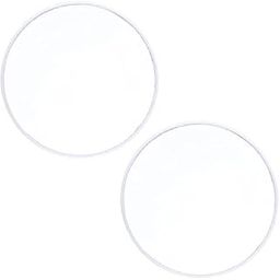 UJEAVETTE® 2x2x Travel Wall Suction Mirror 10X Magnifying Makeup Cosmetic Bedroom Mirrors White-18