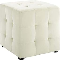 SMARTS COLLECTION Ottoman Stool for Living Room Cushioned Sitting Square pouffes Stool Otoman Stool 4-image-83