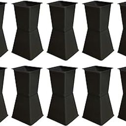 THE STYLE SUTRA 10Pcs Flower Arrangement Bases Party Decor Wedding Supplies Flower Arrangers 11.7cmx11cmx23cm Black-image-12
