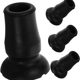 HOLIDYOYO 4Pcs Non-Slip Rubber Cane Tips Sturdy Replacement Feet for Walking Sticks and Trekking Poles Anti-Skid Accessories for Enhanced Stability and Safety-image-37