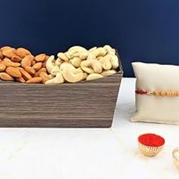SFU E Com Dry Fruit Hamper For Rakshabandhan Gift | Dry Fruit And Rakhi For Brother | Dry Fruit Basket Hamper | 75-46