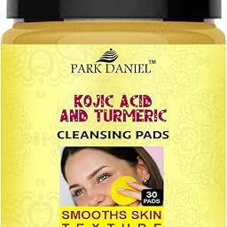 Park Daniel Turmeric & Kojic Acid Face Cleansing Foaming Pads for Dark Spots 30 Pcs | Skin Brightening & Acne Prevention With Vitamin C, For All Skin Types-image-35