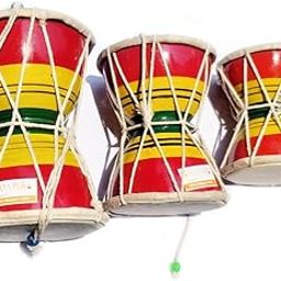MAYAPURI Shiva Damru Hand Percussion Damroo Handmade Musical Instrument/Home Decor & Kids Toys (Medium (5 inch))-28
