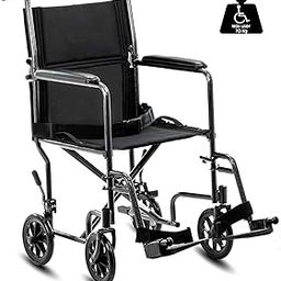 KosmoCare Tranz Lightweight Transporter Wheelchair (Compact Seat Width -37 cm)-image-21