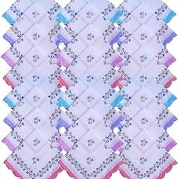 Women's Cotton Handkerchief(Colors & Print May Vary)-48