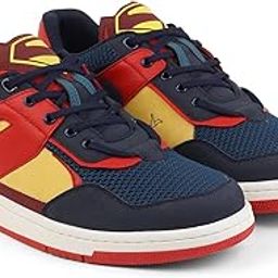 Superman Low-Top Sneakers for Men | Original Superman Design | Iconic Superhero Style | Breathable Build | Footpharma ™ Footbed | Anti-Slip Grip | All-Day Durability-image-13