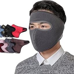 Winter Fleece Warm Mask for Men and Women - Full Cover Face Mask for Winter Bicycle, Windproof and Breathable-image-27