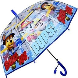 ™ Dog Print Transparency Children Dome Umbrella for Boys Umbrellas for Children, Cartoon Umbrella for Kids,PAW Patrol Umbrella Chatri for Kids-40
