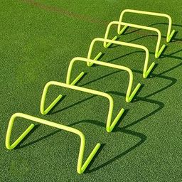 FSENTERPRISESFitness Zone Sports Speed Agility Hurdles (6 Inches, 6 Pieces)-13