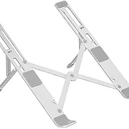 Adjustable Laptop Stand, Aluminium, 7-Height Settings, Ventilated Design, Foldable, Portable, Fits 15.6 inch Laptops-image-25