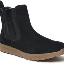 Men Suede Chelsea Boots | Slip-on Design Mid-top Ankle Round toe, Patterned TPR Outsole, Block-Heel, Leather Boots for Men | T_SH_TW_32_P-picture-10