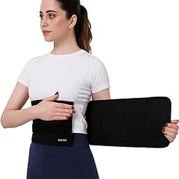 SELVA 9 Inches Abdominal Support Belt for Men & Women Pack of 1 (Black,Universal)-23