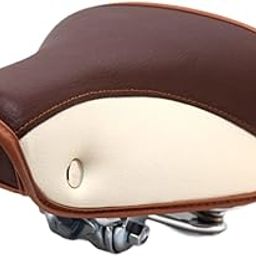 THE STYLE SUTRA Vintage Bike Saddle Waterproof Retro Rivet Spring Cushion for Men Women Brown-image-40