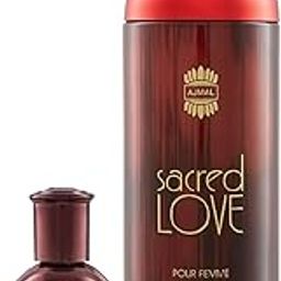 Ajmal Tempest Concentrated Perfume Oil Floral Alcohol-free Attar 12ml for Unisex and Sacred Love Deodorant Floral Musky Fragrance 200ml for Women FREE-image-36