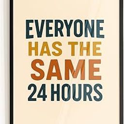 Innovative Motivational Wall Art Print for Decor, Inspirational Photo Frame with Black Border & Cream Background, Best for Office, Home & Living Area(A4 Size)-image-106