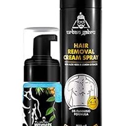 Urbangabru Hair Removal Cream Spray - 200 ml & Intimate Wash 100 ml - Body Care Kit-image-59