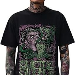 Dewanz Merch Suicide Silence T-Shirt. Death core Band Tee.-image-26