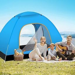 Touchcart 6 Person Tent for Camping Waterproof Outdoor Tent/Tent House (Multicolor) - Polyester, 6 Person-image-93