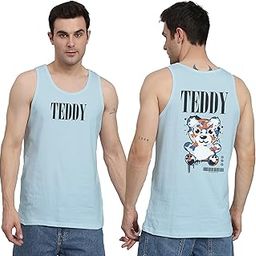 Men's S to 5XL Designer Men Vest Teddy Printed Cotton Sando/Baniyan/Ganji for Men and Boys - Perfect for Gym Workouts, Vacations, and Beaches-image-86