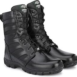 Men's Black Full Leather Tactical Combat NCC/Army/Military Boot Shoes-image-43