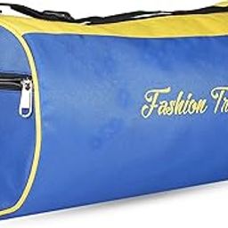Sports Duffel Gym Bag for Man and Women POYESTER Material *(Brown)* (Sky Blue)-image-95
