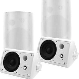 STUDIOFINIX 6.5 Inch Passive Indoor Outdoor Speakers Wired Waterproof with 800Watts, Wall Mount Speaker,for Patio,Covered Porch,Deck,Poolside(4 Speakers，White)-image-30