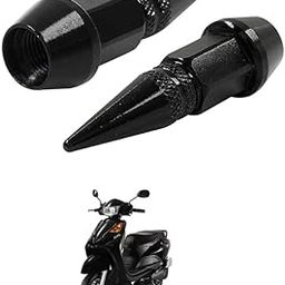 LOVMOTO Universal Spiked Valve Caps,Aluminum Alloy Dustproof and Waterproof Tire Valve Stem Caps, Suitable for Cars, Trucks and Motorcycles (2PCS Black) Comfortable with EX-L 6-image-106
