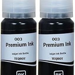 Teqbot Compatible 001 003 Ink Black Refill Dye Ink for Epson L3110, L3150, L4260, L4160, L3152, L3115, L3100, L3101, L3116, L3151, L3156, L1110, L5190, L4150, L14150, L6170, L6160, L6190 (Black-2PCS)-image-78