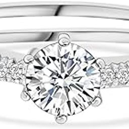 925 Silver 1.5 Carat American Diamond Solitaire Adjustable Ring for Women and Girls | with Certificate of Authenticity & 925 Stamp | Life-time Warranty*-image-46