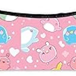Cartoon Pink Pencil Pouch Colorful Purse Pencil Pouch for School Kid's Men Women Multicoloured-image-64