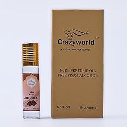 Crazyworld Chocolate Attar Pure Perfume Oil, Alcohol-Free Roll On, 8 ml-image-39