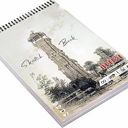 VARIETY CANVAS 50 Sheet A5 Sketchbook Set | Top Spiral-Bound Sketchpad for Artists | Sketching and Drawing Acid Free Paper, for Doodling | Artist Oxfort Sketch Book (Chittod)-image-30