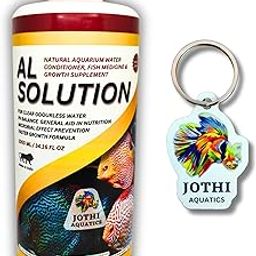 AL-Solution Natural Aquarium Water Conditioner (1000ml) | Added Essential Nutrients | Enhanced Growth | Anti-Bacterial | pH Balance | Stress Relief & Stability for All Aquarium Fishes | Free Keychain-image-54