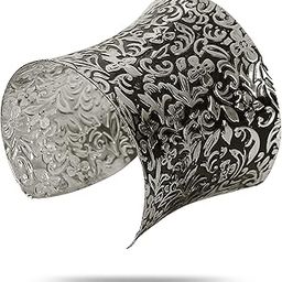 Jewellery Silver Plated Oxidised Cuff Bracelet Bangle for Women and Girls (Style 5)-13