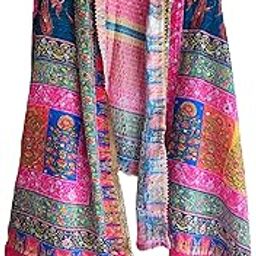 Chinin Mirror Work Multi Color Dupattas-image-55