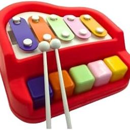 NILIKA ENTERPRISES Multicolor 2-in-1 Musical Toy Piano Xylophone for Kids – Educational Instrument with Mallets – Early Learning Toy for Toddlers & Babies-image-82