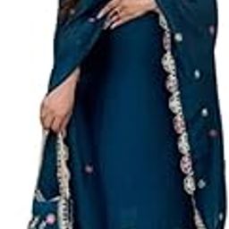 WOMEN'S Art Silk FullStiched (SF251224XXL SIZE Light Blue 2XL)-image-2