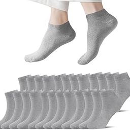 Ankle Socks for Women Made With Premium Cotton.Solid Design, Anti Odour & Anti Bacterial, Ideal for Daily Casual Wear/Office -Pack of 3,Free Size-44