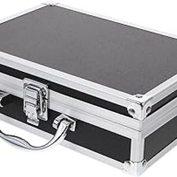 3NH® Suitcase Tool Chest Aluminum Locking Briefcase Portable Workstation Briefcase Aluminum Carrying Case Aluminum Storage Case Hard Briefcase Money Briefcase Man Shell Anti-fall-picture-48