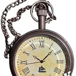 Antique Indian Style Metal Men Women Watch/Pocket Watch with Long Chain Pendent Type-image-74