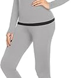 ekouaer Women's Thermal Underwear Sets Long Johns Base Layer Lightweight Thermals 2 Pieces Set-picture-35