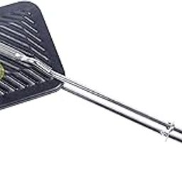 Instaplus Premium Square Grill Gas Toaster Superior Non-Stick Coating, Black-image-11