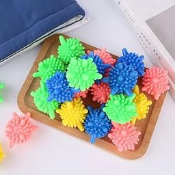 9UP® 10Pcs Silicone Washing Machine Laundry Ball | Corona Shape Cloth Washing Ball | Reusable Laundry Scrubbing Ball | Eco-Friendly Dryer Laundry Ball-image-14