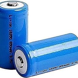 liushunkai 18350 Ba Ba 3.7V 850mah 18350 Cell Button top for Flashlight Electronic product-2pcs-image-85