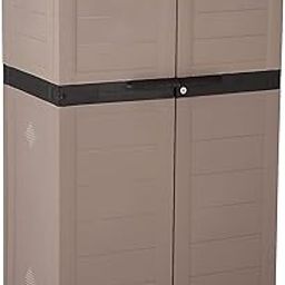 Prima Delta-Deluxe Plastic Shoe Cabinet with Extension for More Storage (Medium) | Space Organizer | Shoe Rack for Home & Office, Camel & Brown-26