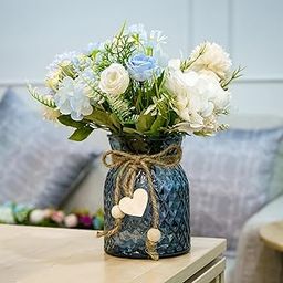 Glass Vase Flower Pot for Home Decoration | Center Table Decorative Items | Thickened Transparent Glass Vases for Flowers, Bookshelf, Dinner Table, Office Desk & Premium Gift-image-22