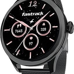 Fastrack Noir Pro Womens Smart Watch, 3.0 cm Super AMOLED Display, 390 * 390 Resolution, 100+ Sports Modes, SOS, BT Calling, Female Health Monitor, IP68, 5-Day Battery, 100+ Smartwatch Faces (Black)-14
